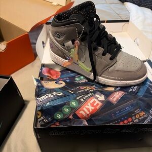 Jordan Kids Sneakers - Gray and Black